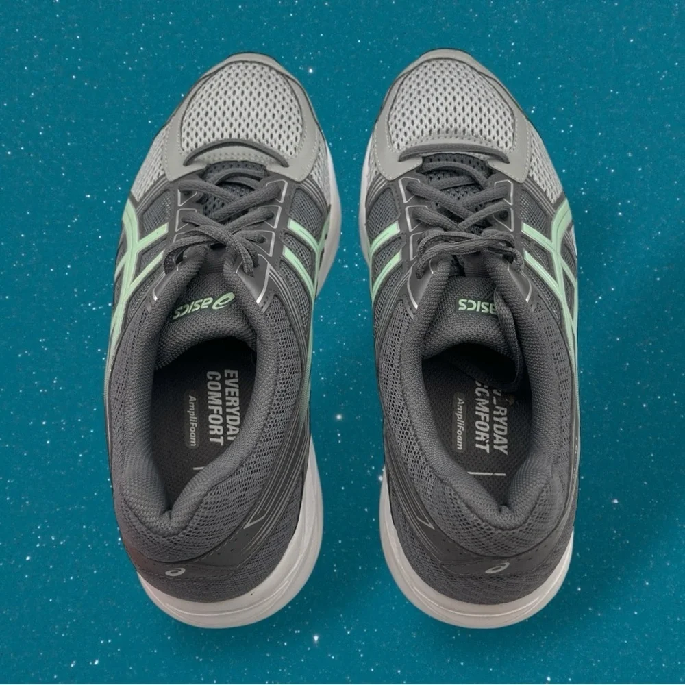 ASICS Women's Gel-Contend 4 Athletic Shoes - Gray Silver Green Size 8.5